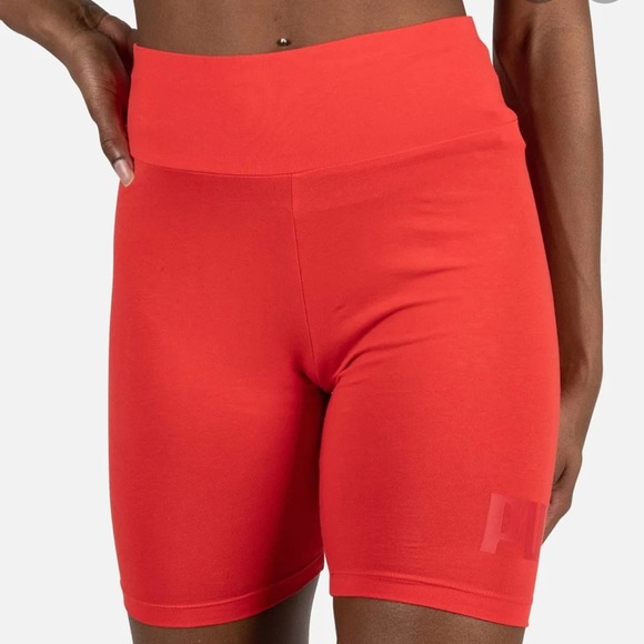 Puma Pants - 0410 New Women's Puma Orange Biker Shorts